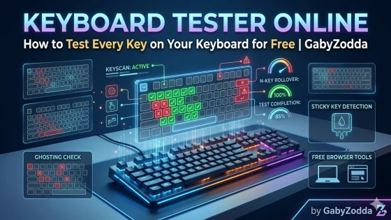 Keyboard Tester Online — How to Test Every Key on Your Keyboard for Free | GabyZodda