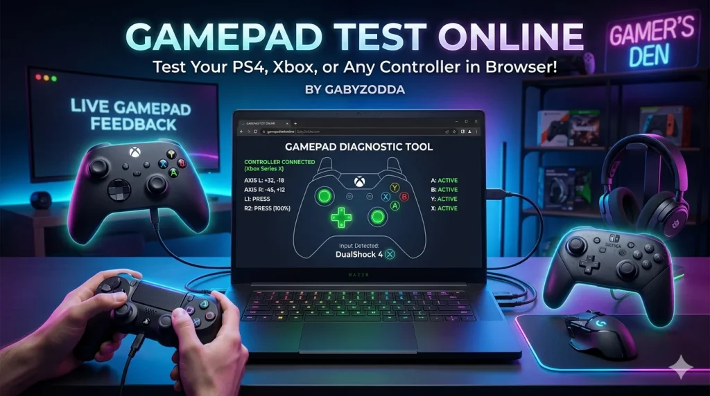 Gamepad Test Online How to Test Your PS4, Xbox, or Any Controller in Browser GabyZodda